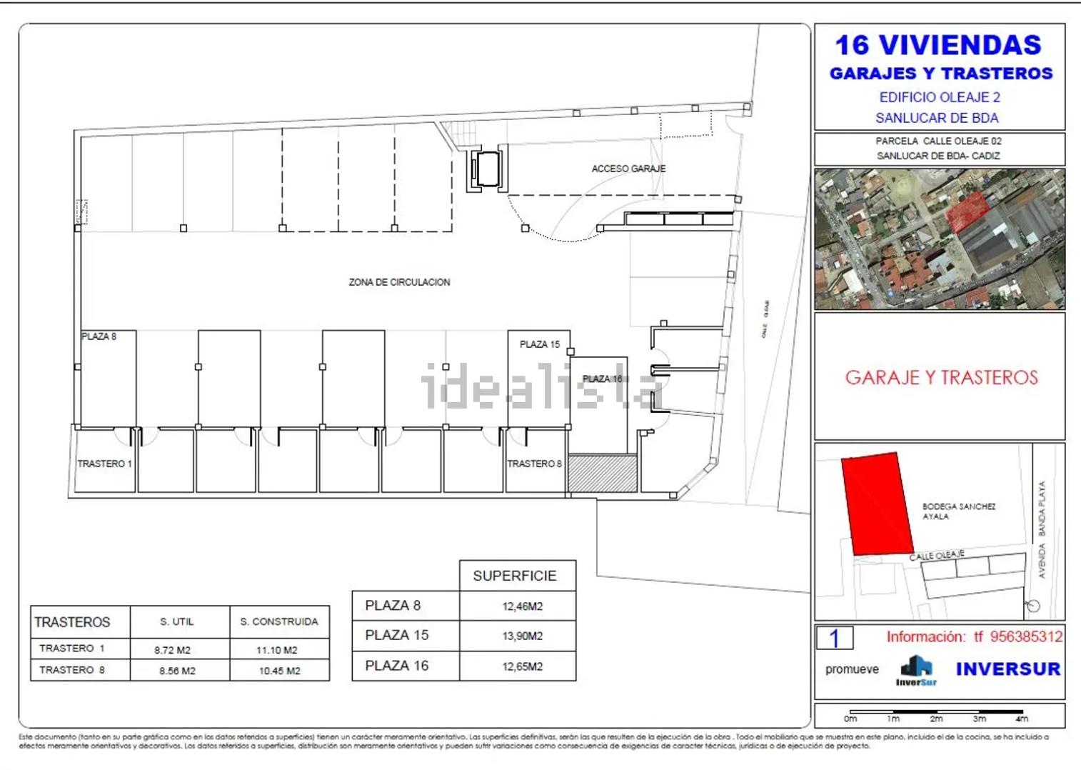 Garaje en venta en Calle Banda Playa, 78 — Plano